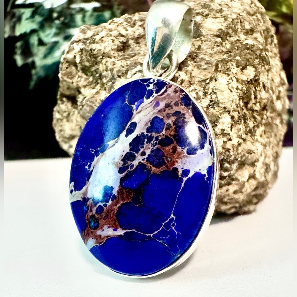 Lapis Lazuli Sterling Silver Pendant